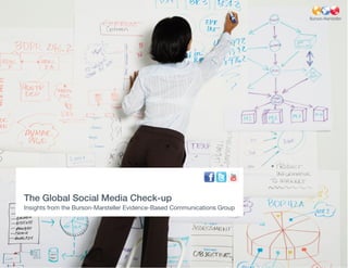 The Global Social Media Check-up
Insights from the Burson-Marsteller Evidence-Based Communications Group
 