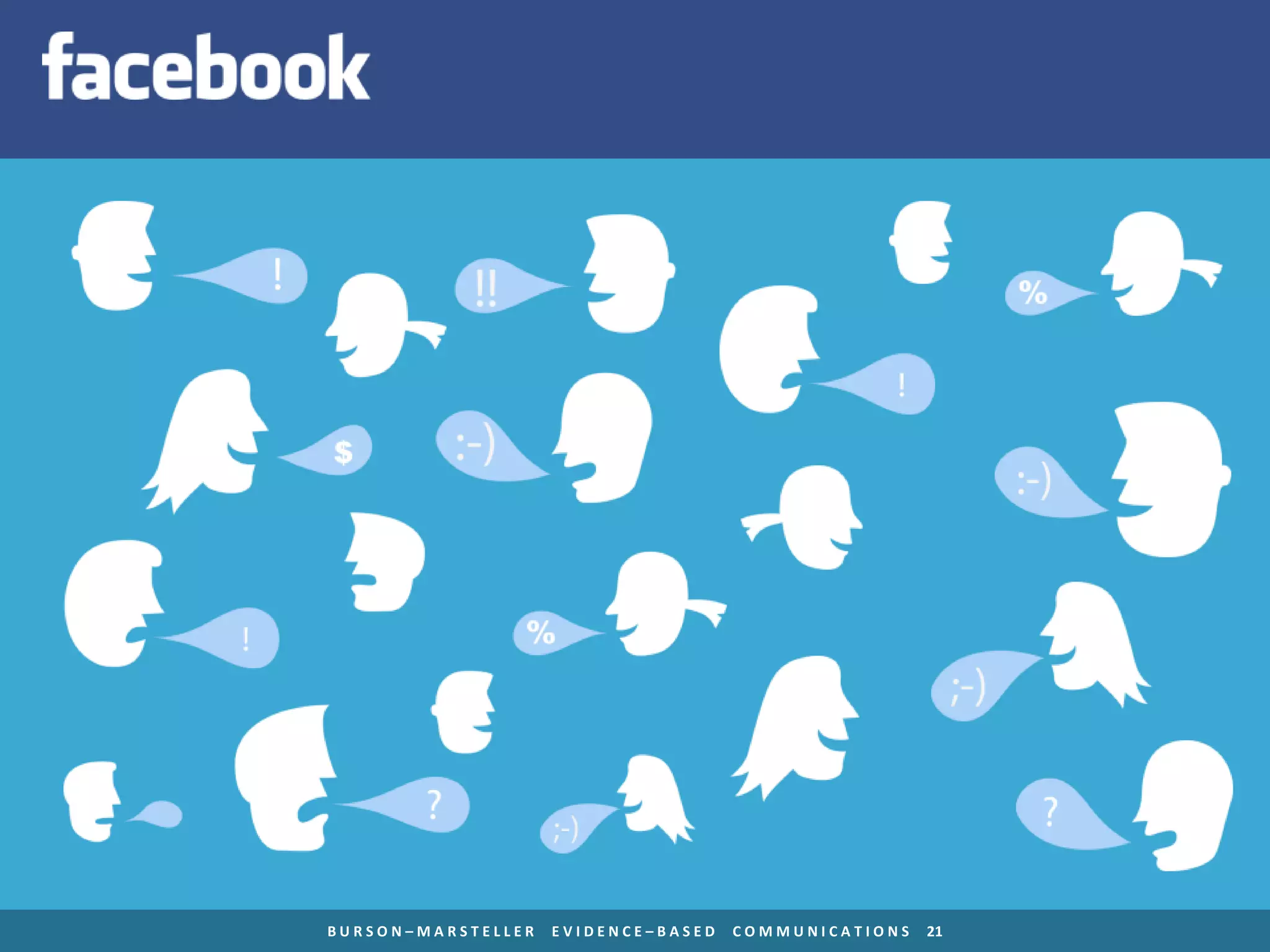 BURSON–MARSTELLER   EVIDENCE–BASED   COMMUNICATIONS   21
 