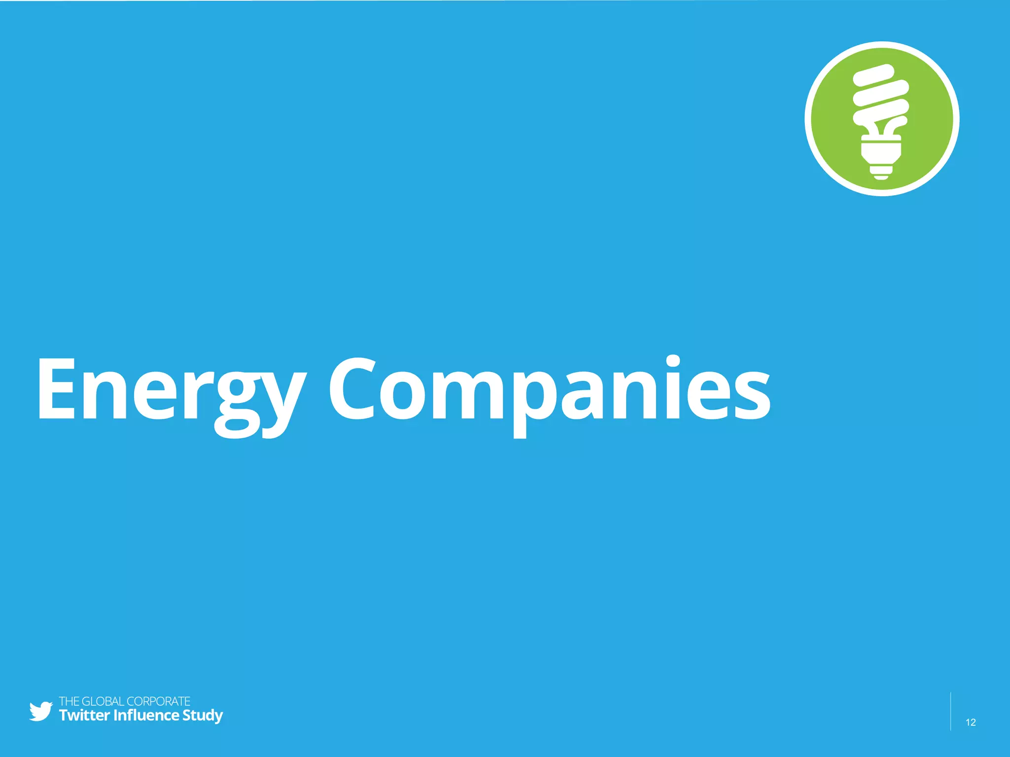 Energy Companies
12
 