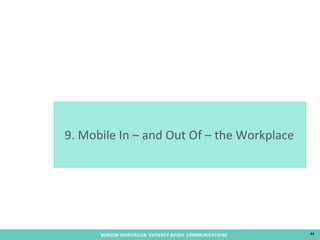 <ul><li>9. Mobile In – and Out Of – the Workplace </li></ul>