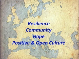 Resilience
Community
Hope
Positive & Open Culture
28 Jan 2019 Copyright Burton H Lee 2019 38
 