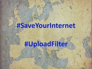 #SaveYourInternet
#UploadFilter
28 Jan 2019 Copyright Burton H Lee 2019 30
 