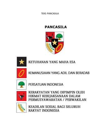 TEKS PANCASILA
 