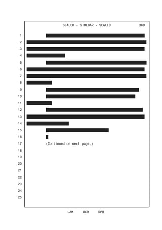 1
2
3
4
5
6
7
8
9
10
11
12
13
14
15
16
17
18
19
20
21
22
23
24
25
SEALED - SIDEBAR - SEALED
LAM OCR RPR
369
(Continued on next page.)
 