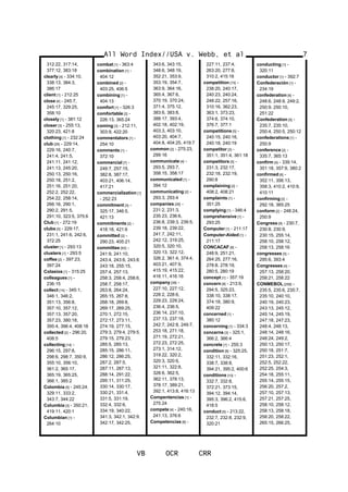 312:22, 317:14,
377:12, 383:18
clearly [4] - 334:10,
338:13, 384:3,
386:17
client [1] - 212:25
close [4] - 245:7,
245:17, 329:25,
358:10
closely [1] - 381:12
closer [3] - 255:13,
320:23, 421:8
clothing [1] - 232:24
club [26] - 229:14,
229:16, 240:7,
241:4, 241:5,
241:11, 241:12,
241:13, 245:20,
250:13, 250:16,
250:18, 251:2,
251:16, 251:20,
252:2, 252:22,
254:22, 258:14,
266:16, 290:1,
290:2, 291:5,
291:10, 323:5, 375:6
Club [1] - 272:19
clubs [5] - 229:17,
231:1, 241:6, 242:6,
372:25
cluster [1] - 293:13
clusters [1] - 293:5
coffee [2] - 397:23,
397:24
Colasios [1] - 315:25
colleagues [1] -
236:15
collect [14] - 345:1,
346:1, 346:2,
351:13, 356:8,
357:10, 357:12,
357:13, 357:20,
357:23, 380:18,
395:4, 396:4, 408:18
collected [2] - 296:20,
408:5
collecting [14] -
296:15, 297:8,
298:6, 298:7, 350:9,
355:10, 356:10,
361:2, 365:17,
365:19, 365:25,
366:1, 385:2
Colombia [5] - 245:24,
329:11, 333:2,
343:7, 344:22
Columbia [3] - 350:21,
419:11, 420:1
Columbian [1] -
264:10
combat [1] - 363:4
combination [1] -
404:12
combined [2] -
403:25, 406:5
combining [1] -
404:13
comfort [1] - 326:3
comfortable [2] -
226:13, 365:24
coming [3] - 212:11,
303:9, 422:20
commentators [1] -
254:10
comments [1] -
372:10
commercial [7] -
249:7, 257:15,
382:8, 387:17,
403:21, 406:14,
417:21
commercialization [1]
- 252:23
commitment [3] -
325:17, 346:5,
421:13
commitments [2] -
418:18, 421:6
committed [2] -
290:23, 405:21
committee [93] -
241:9, 241:10,
243:4, 243:6, 243:8,
243:18, 255:15,
257:4, 257:13,
258:3, 258:4, 258:6,
258:7, 258:17,
263:8, 264:24,
265:15, 267:8,
268:18, 269:8,
269:17, 269:25,
270:1, 272:15,
272:17, 273:11,
274:19, 277:15,
279:3, 279:4, 279:5,
279:15, 279:23,
285:5, 285:13,
285:15, 286:11,
286:12, 286:25,
287:2, 287:5,
287:11, 287:13,
288:14, 291:22,
295:11, 311:25,
330:14, 330:17,
330:21, 331:4,
331:5, 331:19,
332:4, 332:6,
334:19, 340:22,
341:3, 342:1, 342:9,
342:17, 342:25,
343:6, 343:15,
348:6, 348:19,
352:21, 353:9,
353:19, 354:7,
363:9, 364:16,
365:4, 367:6,
370:19, 370:24,
371:4, 375:12,
383:6, 383:8,
388:17, 393:4,
402:18, 402:19,
403:3, 403:10,
403:20, 404:7,
404:8, 404:25, 419:7
common [2] - 275:23,
299:16
communicate [4] -
293:5, 293:7,
358:15, 358:17
communicated [1] -
394:12
communicating [2] -
293:3, 293:4
companies [26] -
231:2, 231:3,
235:23, 236:6,
236:8, 239:3, 239:5,
239:18, 239:22,
241:7, 242:11,
242:12, 319:25,
320:5, 320:10,
320:13, 322:12,
326:2, 361:4, 374:4,
403:21, 407:9,
415:19, 415:22,
416:11, 416:16
company [38] -
227:10, 227:12,
228:2, 228:6,
229:23, 229:24,
236:4, 236:5,
236:14, 237:10,
237:13, 237:18,
242:7, 242:8, 249:7,
253:18, 271:18,
271:19, 272:21,
272:23, 272:25,
273:1, 314:12,
319:22, 320:2,
320:3, 320:6,
321:11, 322:8,
328:6, 362:5,
362:11, 378:13,
378:17, 389:21,
392:1, 413:8, 416:13
Compentencias [1] -
275:24
compete [4] - 240:16,
241:13, 376:6
Competencias [6] -
227:11, 237:4,
263:20, 277:8,
310:2, 415:16
competition [15] -
238:20, 240:17,
240:23, 240:24,
248:22, 257:16,
310:16, 362:23,
363:1, 373:23,
374:6, 374:10,
376:7, 377:1
competitions [5] -
240:15, 240:16,
240:18, 240:19
competitor [3] -
351:1, 351:4, 361:18
competitors [5] -
231:3, 232:17,
232:18, 232:19,
290:8
complaining [2] -
408:2, 408:21
complaints [1] -
351:25
complying [1] - 346:4
comprehensive [1] -
293:25
Computer [1] - 211:17
Computer-Aided [1] -
211:17
CONCACAF [8] -
248:9, 251:21,
264:25, 277:16,
278:8, 278:19,
280:5, 280:19
concept [1] - 357:19
concern [8] - 213:9,
294:5, 325:23,
338:10, 338:17,
374:18, 380:9,
409:22
concerned [1] -
380:12
concerning [1] - 334:3
concerns [3] - 325:1,
366:2, 366:4
concrete [1] - 255:3
condition [8] - 325:25,
332:11, 332:16,
338:7, 338:8,
394:21, 395:2, 400:6
conditions [10] -
332:7, 332:8,
372:21, 373:15,
394:12, 394:14,
395:3, 396:2, 415:6,
418:5
conduct [5] - 213:22,
232:7, 232:8, 232:9,
320:21
All Word Index//USA v. Webb, et al
VB OCR CRR
7
conducting [1] -
320:11
conductor [1] - 392:7
Confederación [1] -
234:19
confederation [6] -
248:6, 248:9, 249:2,
250:9, 250:10,
251:22
Confederation [5] -
235:7, 235:10,
250:4, 250:5, 250:12
confederations [1] -
250:9
conference [2] -
335:7, 365:13
confirm [4] - 339:14,
351:18, 357:9, 380:2
confirmed [6] -
352:11, 356:13,
358:3, 410:2, 410:9,
410:11
confirming [2] -
292:18, 365:25
conform [2] - 248:24,
250:9
Congress [9] - 230:7,
230:8, 230:9,
230:15, 255:14,
258:10, 258:12,
258:13, 258:16
congresses [3] -
295:6, 393:4
Congresses [4] -
257:13, 258:20,
258:21, 258:22
CONMEBOL [258] -
235:5, 235:6, 235:7,
235:10, 240:10,
240:19, 240:23,
243:13, 245:12,
245:14, 245:19,
247:18, 247:23,
248:4, 248:13,
248:14, 248:16,
248:24, 249:2,
250:13, 250:17,
250:18, 251:7,
251:23, 252:1,
252:5, 252:22,
252:25, 254:3,
254:18, 255:11,
255:14, 255:15,
256:20, 257:2,
257:10, 257:13,
257:21, 257:25,
258:10, 258:12,
258:13, 258:18,
258:20, 258:22,
265:15, 266:25,
 