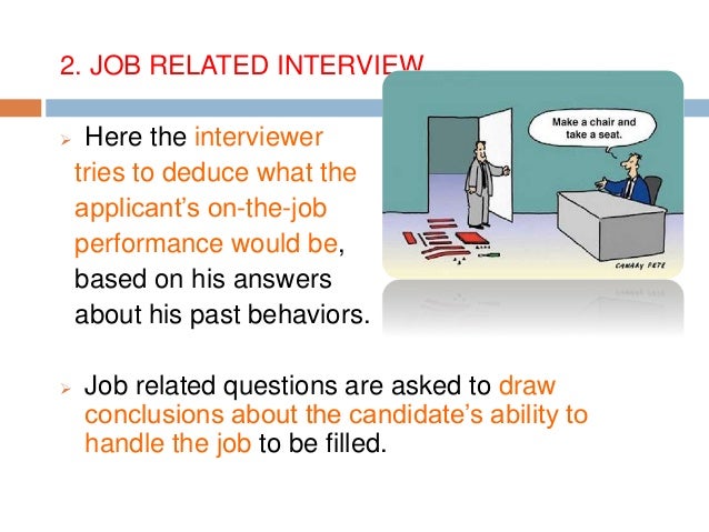 types of job interviews