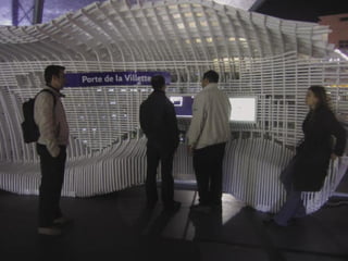 The prototype bus stop was part of the exhibtion „Le Bus, cent ans
             de mouvement“ in Paris, October 7-14 2006,...