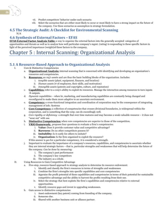 BUS 109 - Strategic Management &amp; Business Policy Handbook