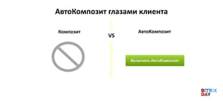 АвтоКомпозит глазами клиента
Композит АвтоКомпозит
VS
 