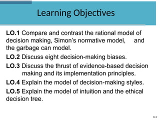 BUS 204, Chapter 12, Individual and Group Decision Making.ppt