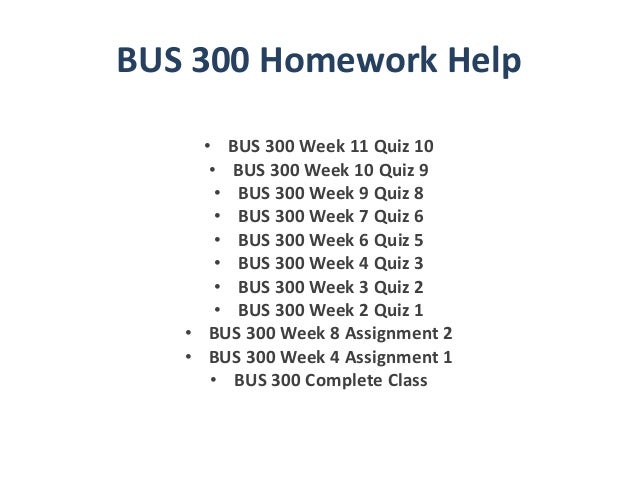 Bus 300 Introduction To Business Assignment Homework Help Bus 300 Introduction To Business Assignment Homework Help