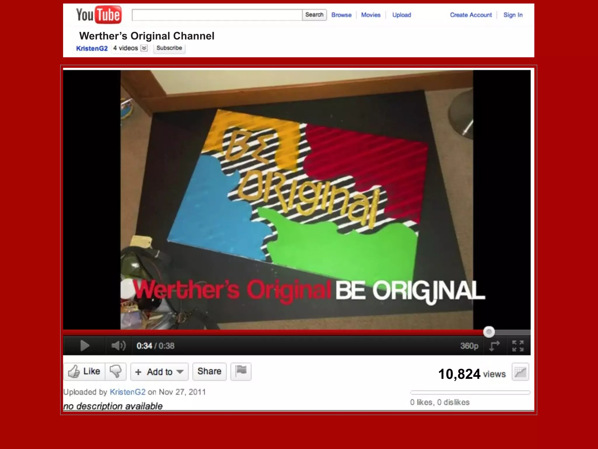 Werther’s Original Channel




                             10,824
 