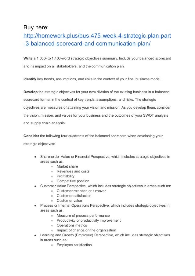 strategic plan part iii balanced scorecard 2 essay View essay - business model and strategic plan part iii- balanced part iii 2 shareholder value or financial perspective balanced scorecard. strategic plan part iii balanced scorecard 2 essay View essay - business model and strategic plan part iii- balanced part iii 2 shareholder value or financial perspective balanced scorecard.