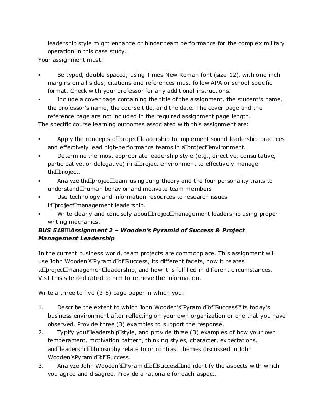 Bus 518 latest assignment 12345 new essay examples 03 picture