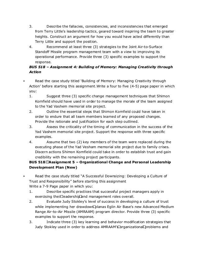 Bus 518 latest assignment 12345 new essay examples 08 image