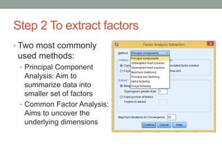 Exploratory Factor Analysis | PPTX