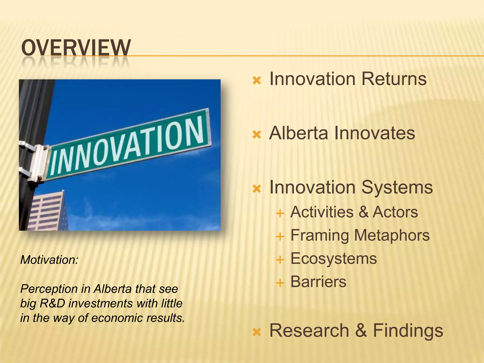Alberta’s Innovation System | PPTX