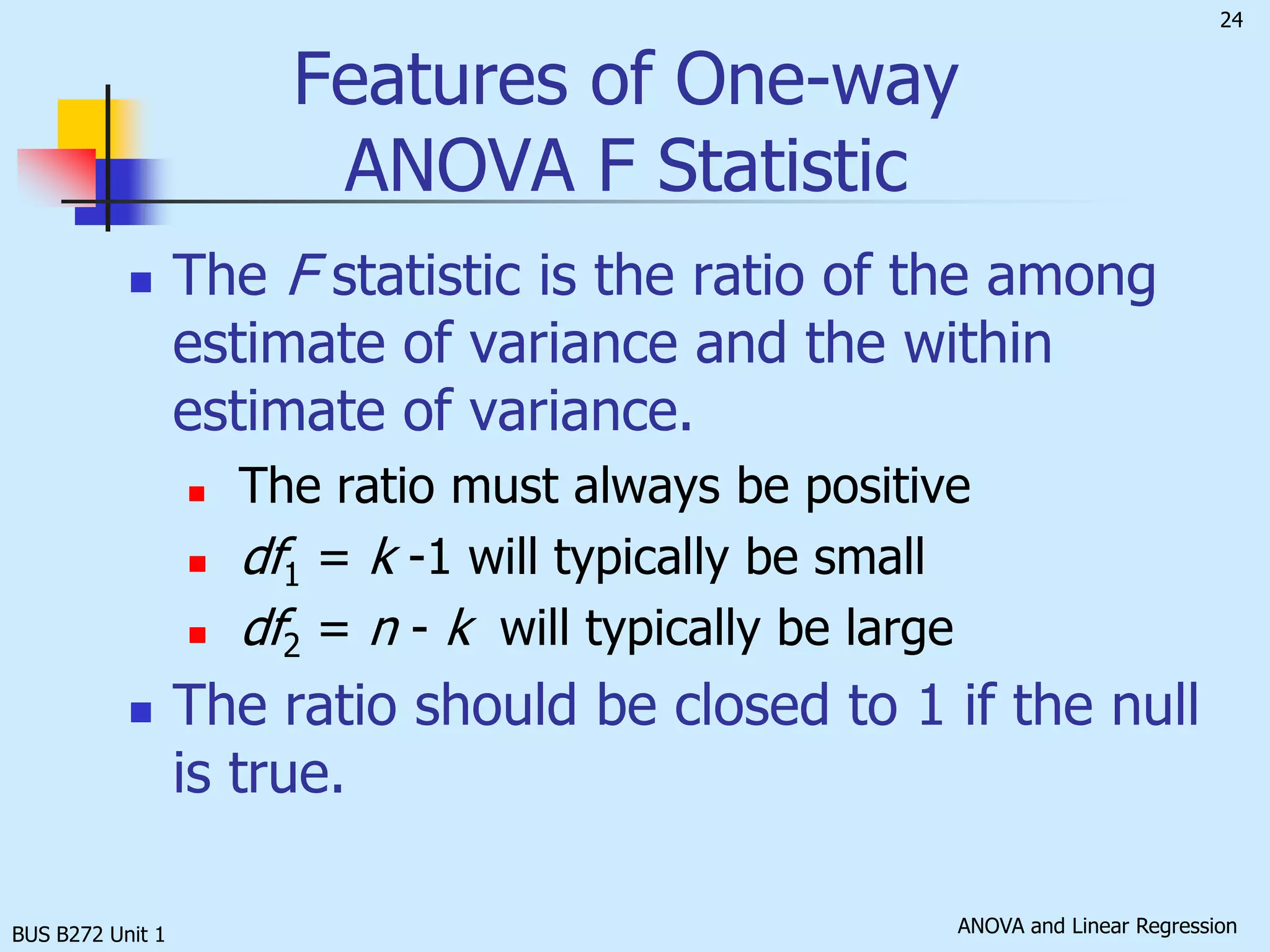 BUS B272 Unit 1Within-Treatment Variation(continued)