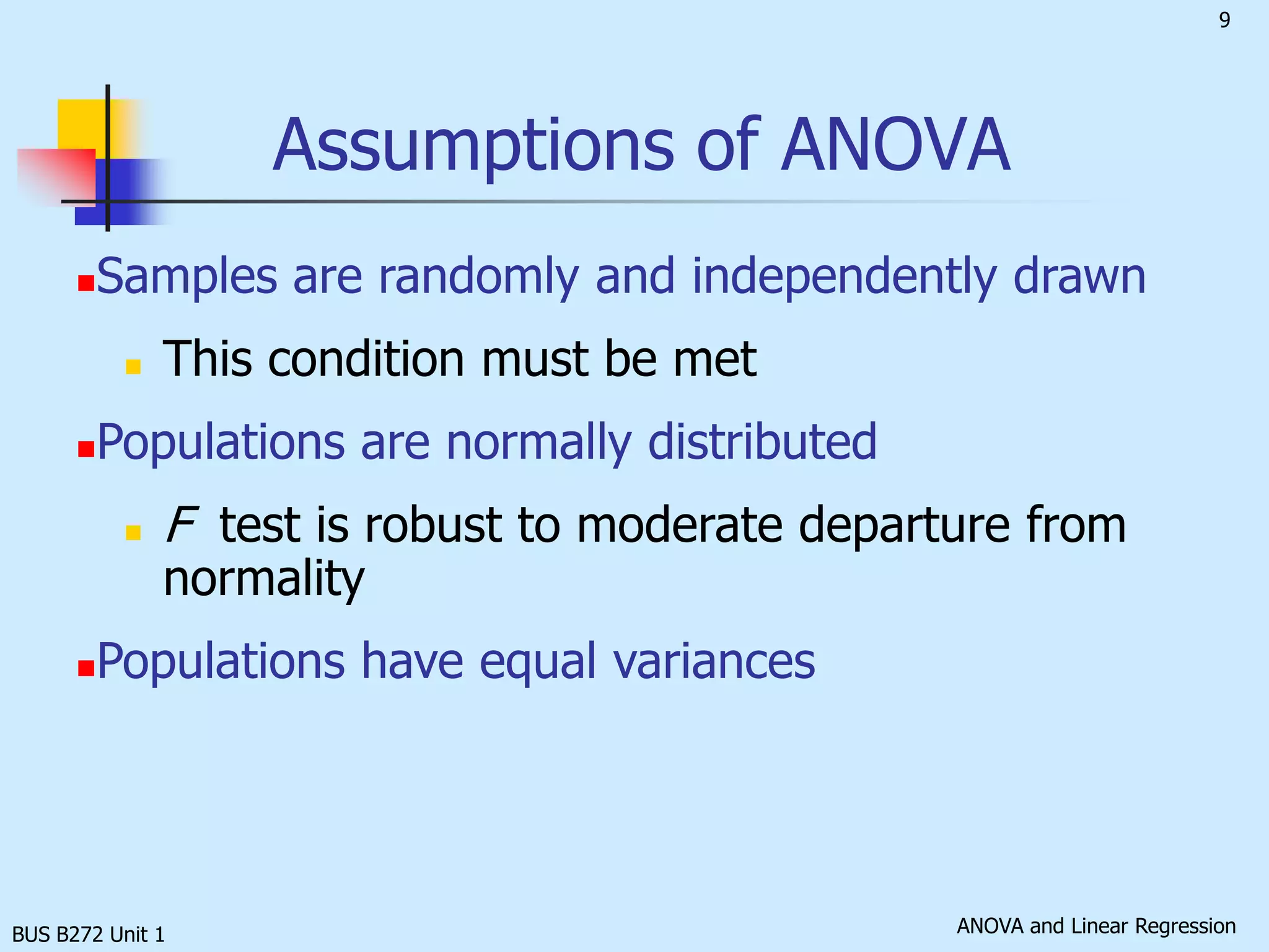 BUS B272 Unit 1Samples are randomly and independently drawn