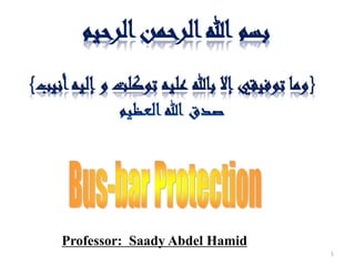 1
Professor: Saady Abdel Hamid
}‫توفيقي‬ ‫وما‬‫ﺇ‬‫و‬ ‫توكلت‬ ‫عليه‬ ‫باهلل‬ ‫ال‬‫ﺇ‬‫ل‬‫أنيب‬‫يه‬{
‫الرحيم‬‫الرحمن‬‫هللا‬ ‫بسم‬
 