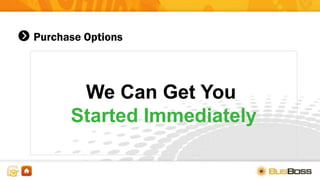 Purchase Options
We Can Get You
Started Immediately
 