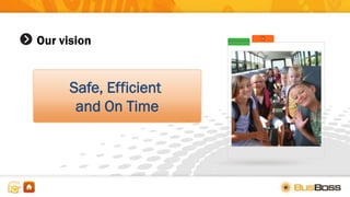 Safe, Efficient
and On Time
Our vision
 