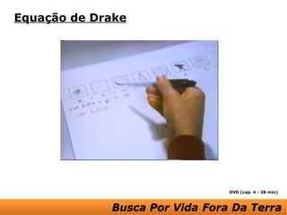 Equação de Drake




                   DVD (cap. 4 - 28 min)
 