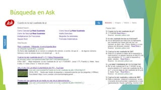 Búsqueda en Ask
 