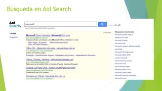 Búsqueda en Aol Search
 