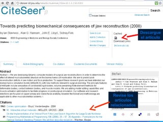 Descargue el artículo 
Revise los artículos relacionados 