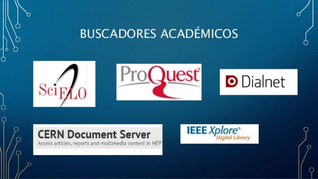 Buscadores academicos y bases de datos
