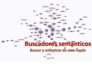 Buscadores semánticos
 Buscar y encontrar de otro modo
 