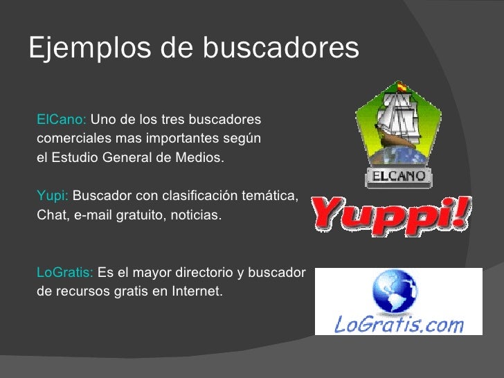 Buscadores y metabuscadores
