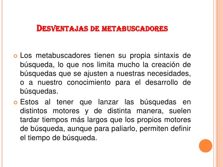 Buscadores y metabuscadores uta