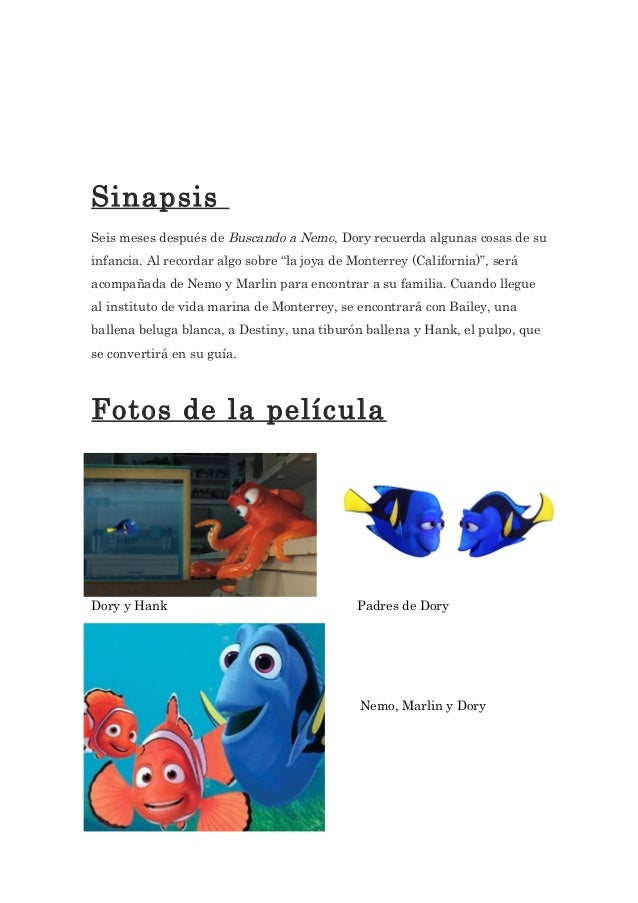 Buscando a dory