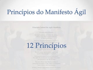 Princípios do Manifesto Ágil
12 Princípios
 