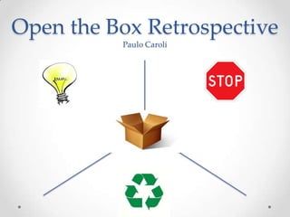 Open the Box Retrospective
Paulo Caroli
 