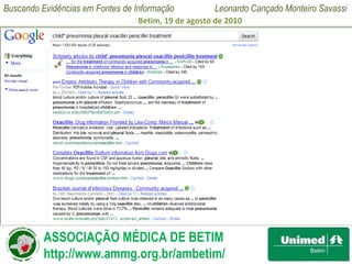 Pesquisa em Buscadores Gerais Pesquisa no  Google , Pesquisa avançada,  pelas palavras: child* pneumonia pleural oxacillin penicillin treatment 