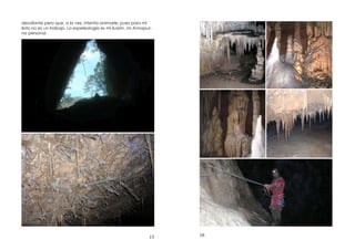 15
desa ante pero que, a la vez, intenta animarle; pues para mí
ésto no es un trabajo. La espeleología es mi ilusión, mi Annapur-
na personal.
16
 