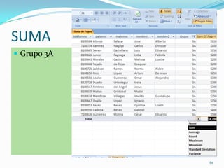 SUMA
 Grupo 3A
61
 