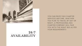 Reasons: Why Bus Charter Is A Good Service?