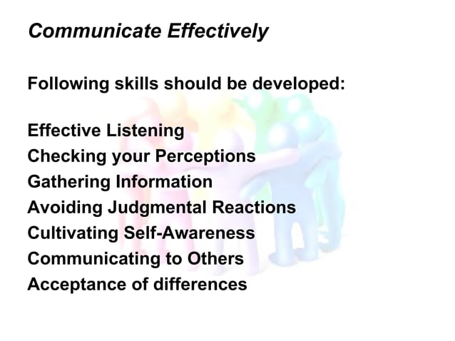 Communicating Across Cultures