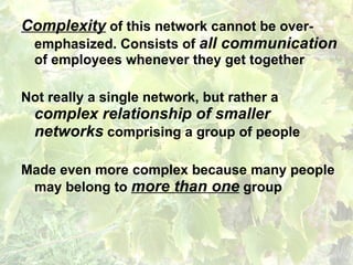 Complexities Communication Organisational Communication | PPT