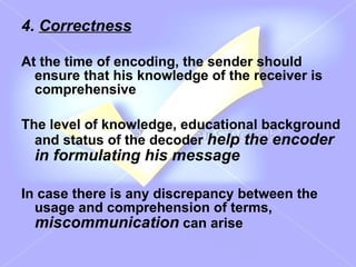 Encoding/decoding Miscommunication Organisational Communication | PPT
