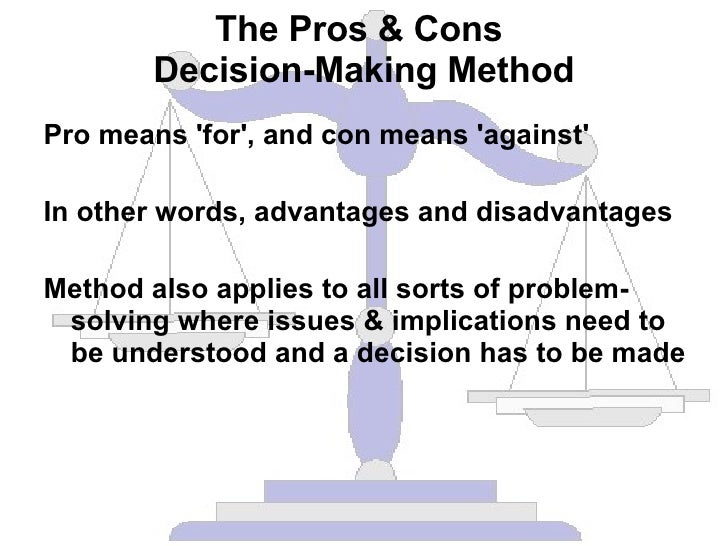 Decision Making & Negotiating