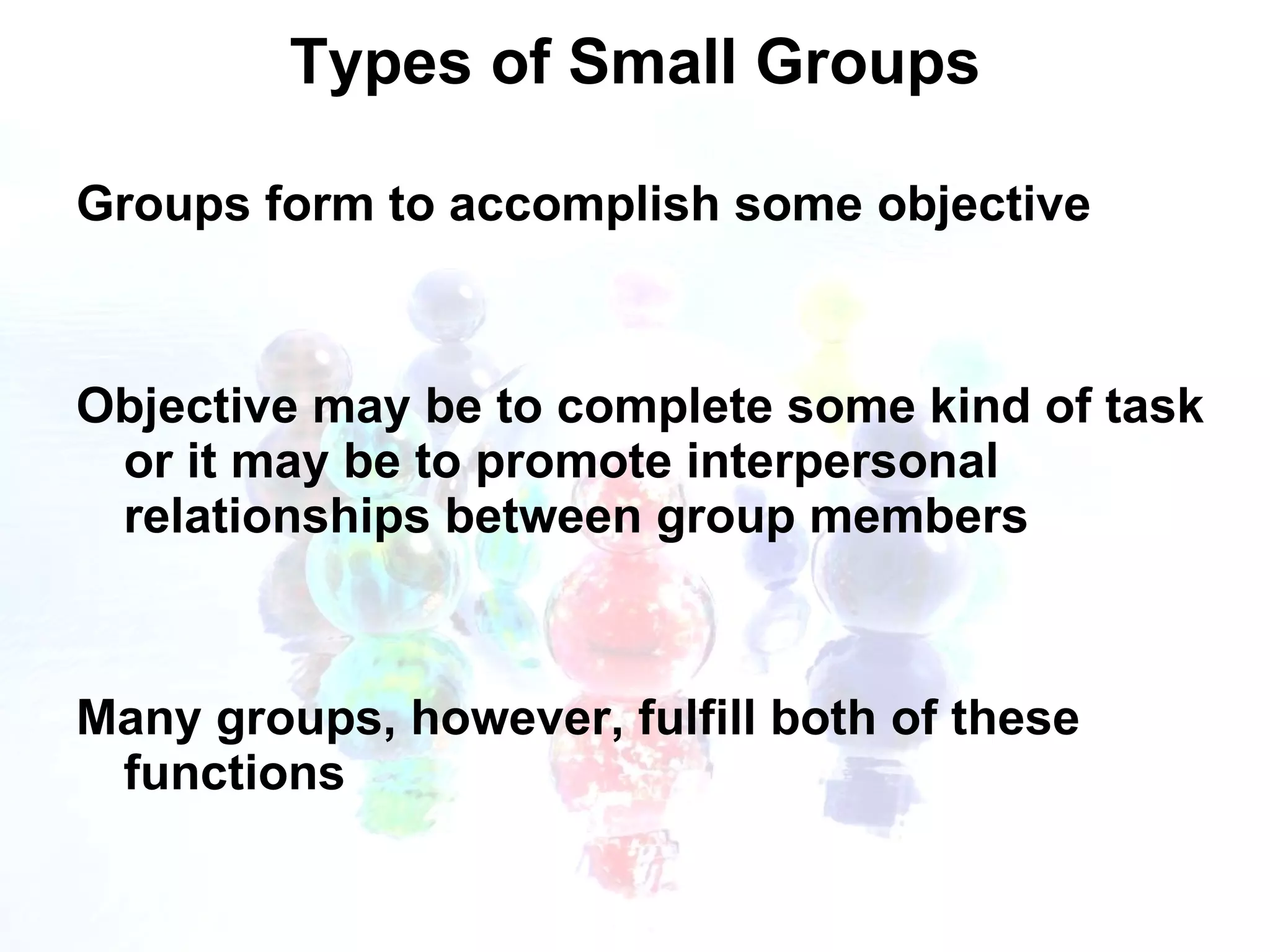 Small Group Communication | PPT