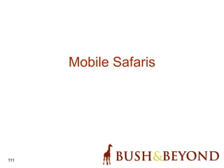 111
Mobile Safaris
 