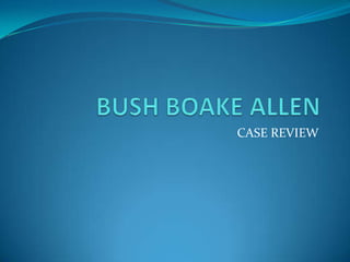 CASE REVIEW
 
