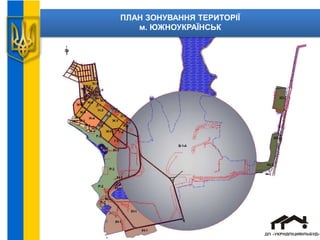 ПЛАН ЗОНУВАННЯ ТЕРИТОРІЇ
м. ЮЖНОУКРАЇНСЬК
 