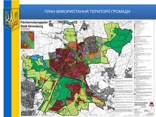 ПЛАН ВИКОРИСТАННЯ ТЕРИТОРІЇ ГРОМАДИ
 